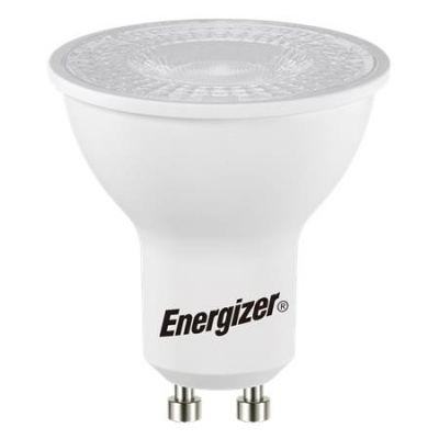 LED izzó, GU10 spot, 4,9W (50W), 345lm, 3000K, ENERGIZER