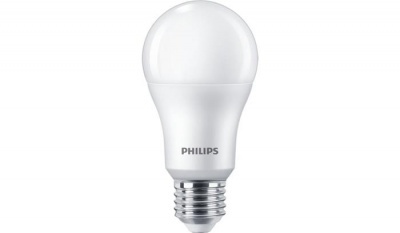 LED izzó, E27,gömb, 13W, 1521lm, 230V, 2700K, A60, PHILIPS "CorePro"