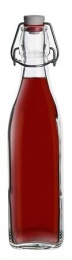 Csatos tárolóüveg, palack, 2db-os szett, 0, 5 l