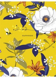 Füzet, tűzött, A5, vonalas, 48 lap, SHKOLYARYK "Happiness", vegyes